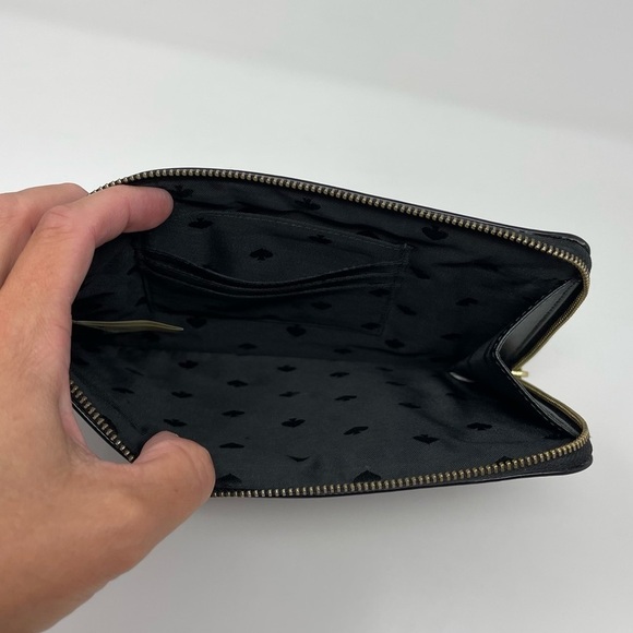 Kate Spade Cameron Medium L-Zip Leather Wristlet Wallet - Picture 4 of 9